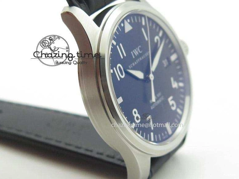 MIROTIME 0501 Mark XVI 1:1 Best Edition MK Maker SS Black Dial A2892 On Black Leather Strap Chic 7371